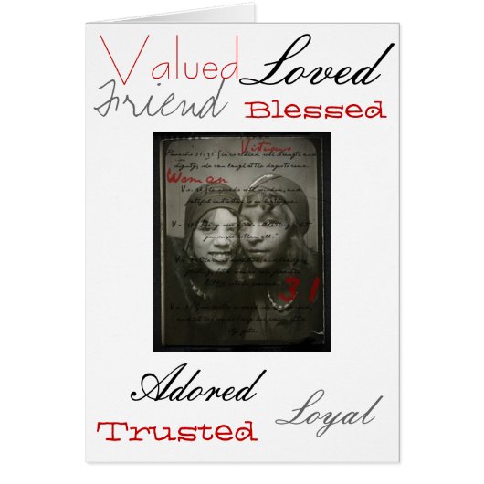 Proverbs 31 African American Woman Card (Front)