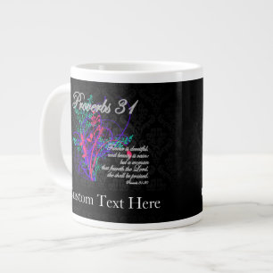 Proverbs 31 Bible Christian Women's Giant Coffee Mug