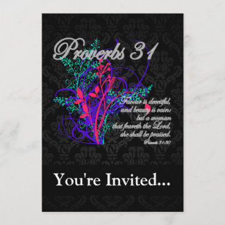 Proverbs 31 Bible Christian Women's Invitation