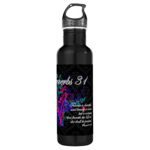 Proverbs 31 Bible Christian Women's Water Bottle