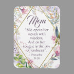 Proverbs 31 Bible Verse Christian Mothers Day Gift Magnet