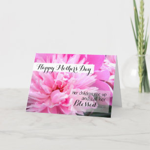 Proverbs 31 Bible Verses Mothers Day Card