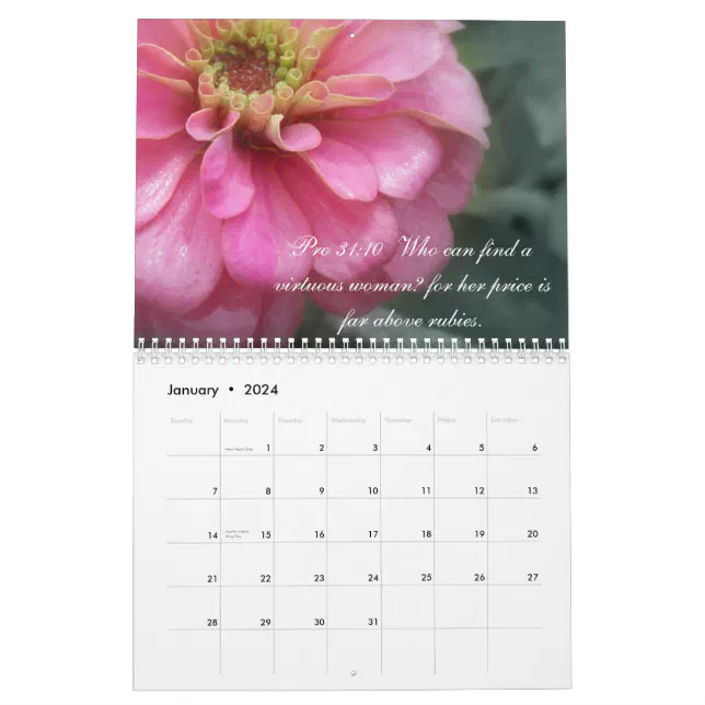 Proverbs 31 calendar | Zazzle