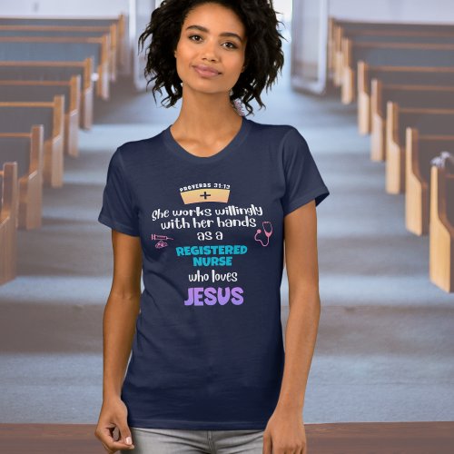 Proverbs 31 CHRISTIAN REGISTERED NURSE T_Shirt