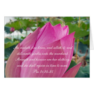 Proverbs 31 Collection ~ Pro 31:24-25 Cards