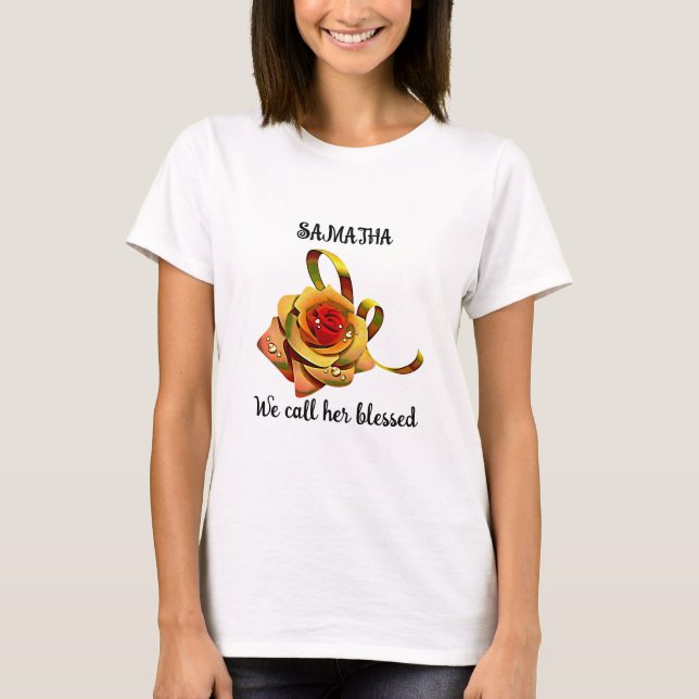 Proverbs 31 Heritage Rose Tee (Front)