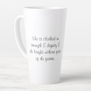 Proverbs 31 Latte Mug