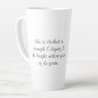 Proverbs 31 Latte Mug