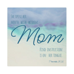 Proverbs 31 Mom Metal Print