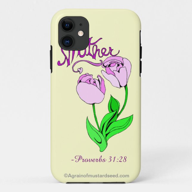 Proverbs 31 Mom Mother's Day Case-Mate iPhone Case (Back)