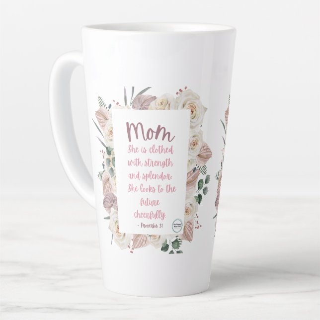 Proverbs 31 Mom Mug (Left Angle)