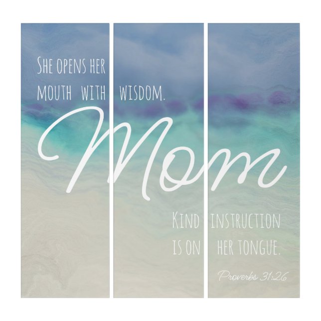 Proverbs 31 Mom Triptych (Front)
