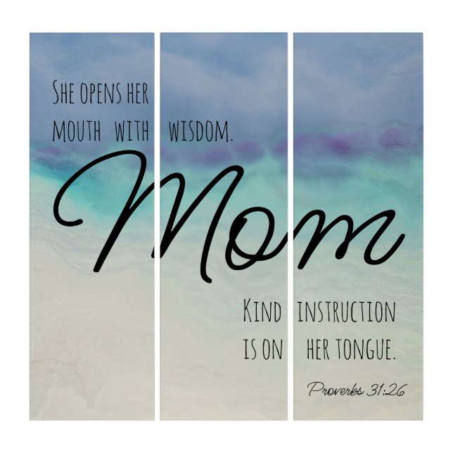 Proverbs 31 Mom Triptych (Front)