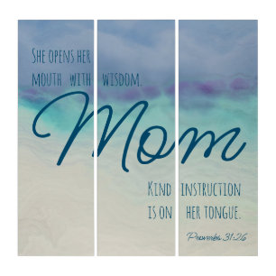 Proverbs 31 Mom Triptych