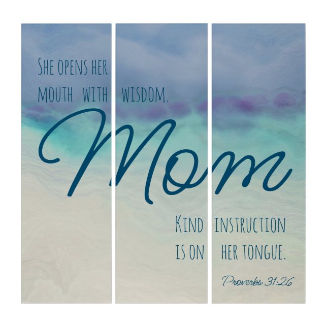 Proverbs 31 Mom Triptych (Front)