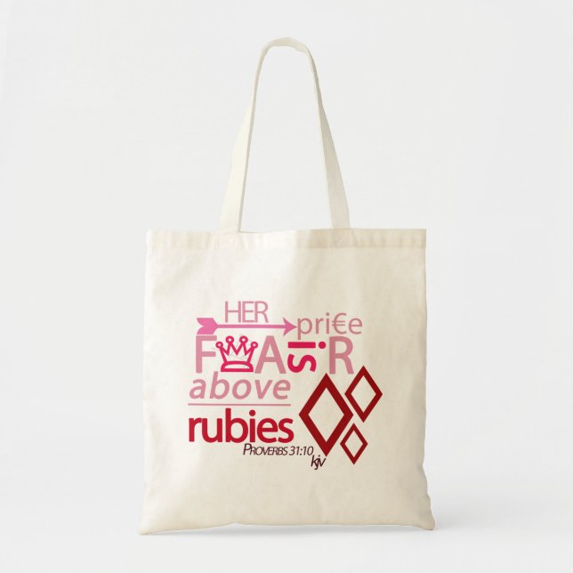 Proverbs 31 tote bag (Front)