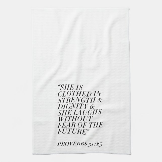Proverbs 31 towel (Vertical)