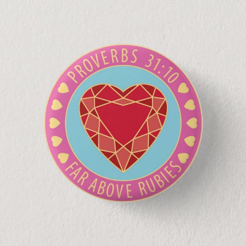 Proverbs 31 Virtuous Woman Far Above Rubies Pin