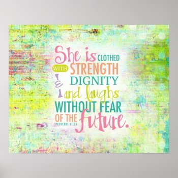 Proverbs 31 Woman Poster by ParadiseCity at Zazzle