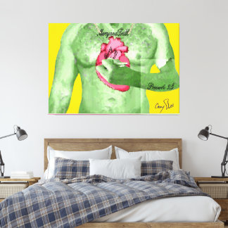 Proverbs 3:3 Art Canvas Print