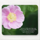 Proverbs 3:5-6 Christian Bible Verse Pink Flower