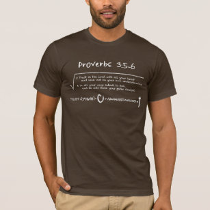 Proverbs 3:5-6 Christian Men's T-Shirt