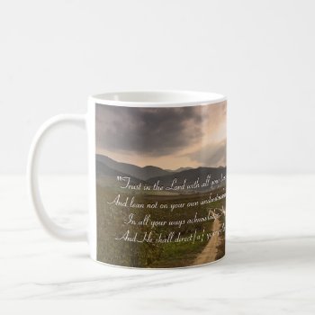 Proverbs 3; 5-6 | Inspirational Coffee Mug by Christian_Designs at Zazzle