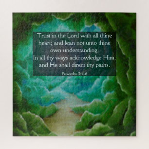 Proverbs 3:5-6 jigsaw puzzle