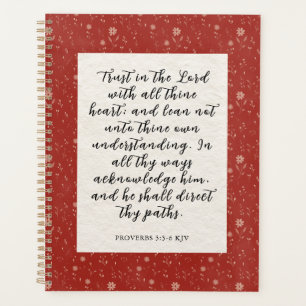 Proverbs 3:5-6 KJV Bible Verse Image Planner