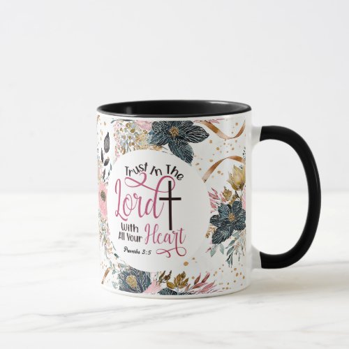 Proverbs 35_6 Trust in the Lord Bible Verse Mug