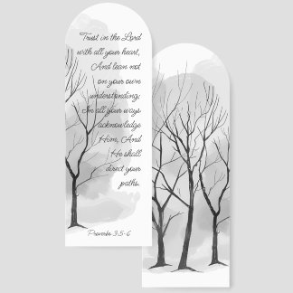 Proverbs 3:5-6 Trust in the Lord Bookmarks