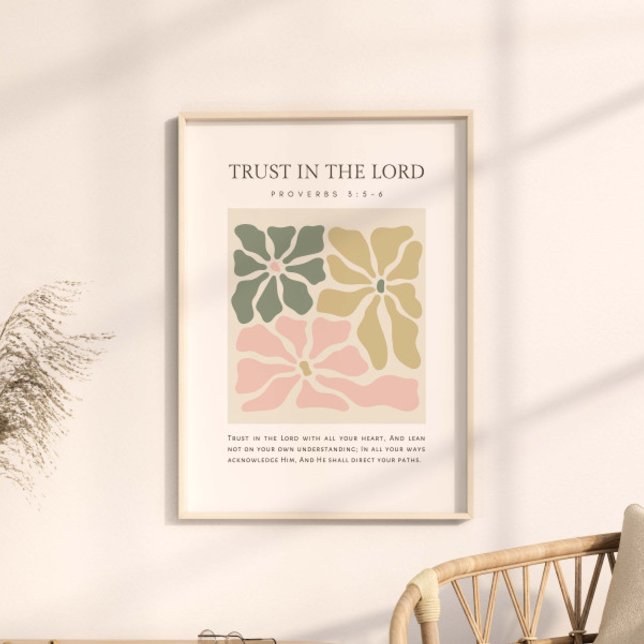 Proverbs 3:5-6 Trust in the Lord Poster (Creator Uploaded)