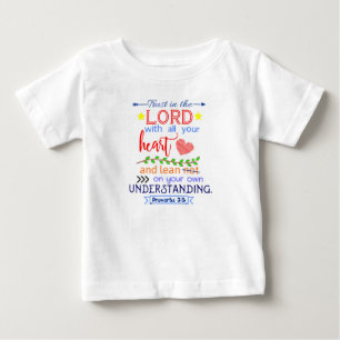 Proverbs 3:5 Baby Dress T-Shirt