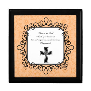 Proverbs 3:5 Bible Verse Keepsake Box