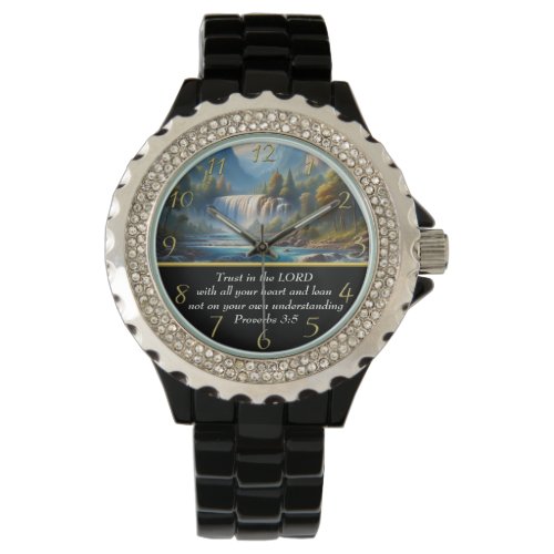 Proverbs 35 Christian Faith moutain lake  Watch