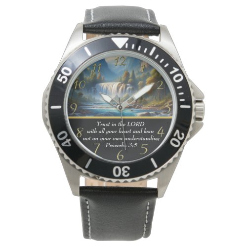 Proverbs 35 Christian Faith moutain lake  Watch