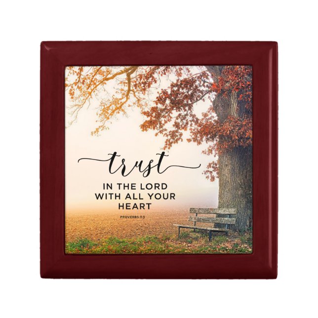 Proverbs 3:5 Trust in the Lord with all your Heart Gift Box (Front)
