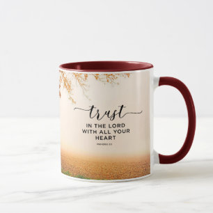 Proverbs 3:5 Trust in the Lord with all your Heart Mug