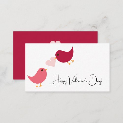 Proverbs 35 Valentine Birds Enclosure Card