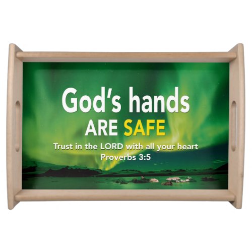 Proverbs 3 TRUST IN THE LORD Christian Serving Tray