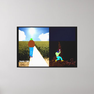 Proverbs 4:18-19 Art Canvas Print