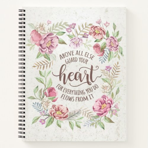 Proverbs 423 _ Guard Your Heart Notebook