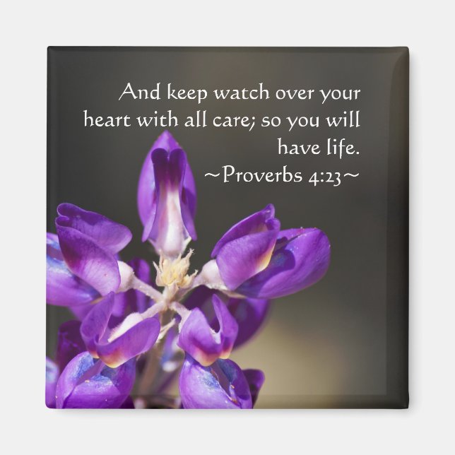 Proverbs 4:23 magnet (Front)