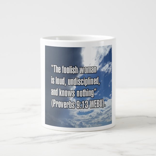 Proverbs 9:13 WEBU Mug (Front)