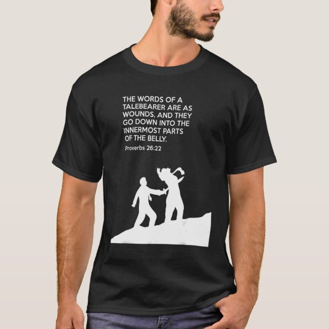 proverbs bible study Proverbs 26 22 T-Shirt (Front)