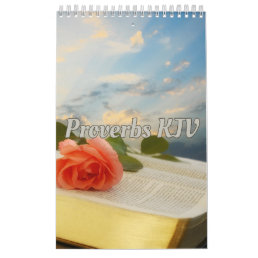 Proverbs Bible Verses Collection Wall Calendar