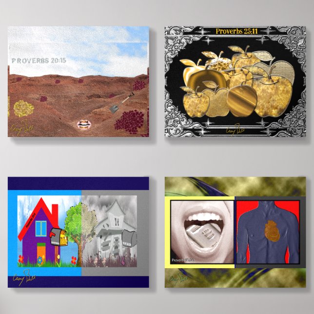 Proverbs Series Art Foam Core Photo Tile (Front Set)