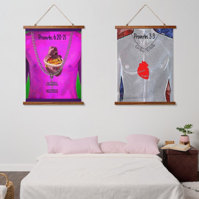 Proverbs Series Art Hanging Tapestry (Bedroom)