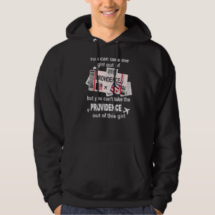 Providence Boarding Pass Providence Girl Hoodie
