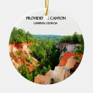 PROVIDENCE CANYON - Lumpkin, Georgia Ceramic Ornament